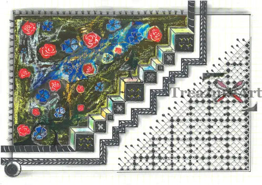 0riginal colored pencils drawing Two ways of perceiving Digital Product
